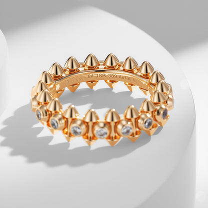 [OAK JURI]CLASH 6.8MM DIAMOND MEDIUM RING