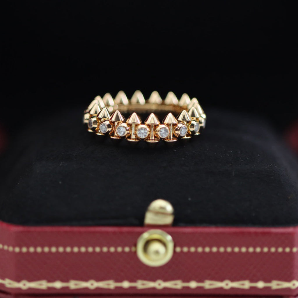 [OAK JURI]CLASH 6.8MM DIAMOND MEDIUM RING