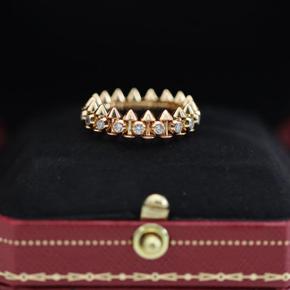 [OAK JURI]CLASH 6.8MM DIAMOND MEDIUM RING