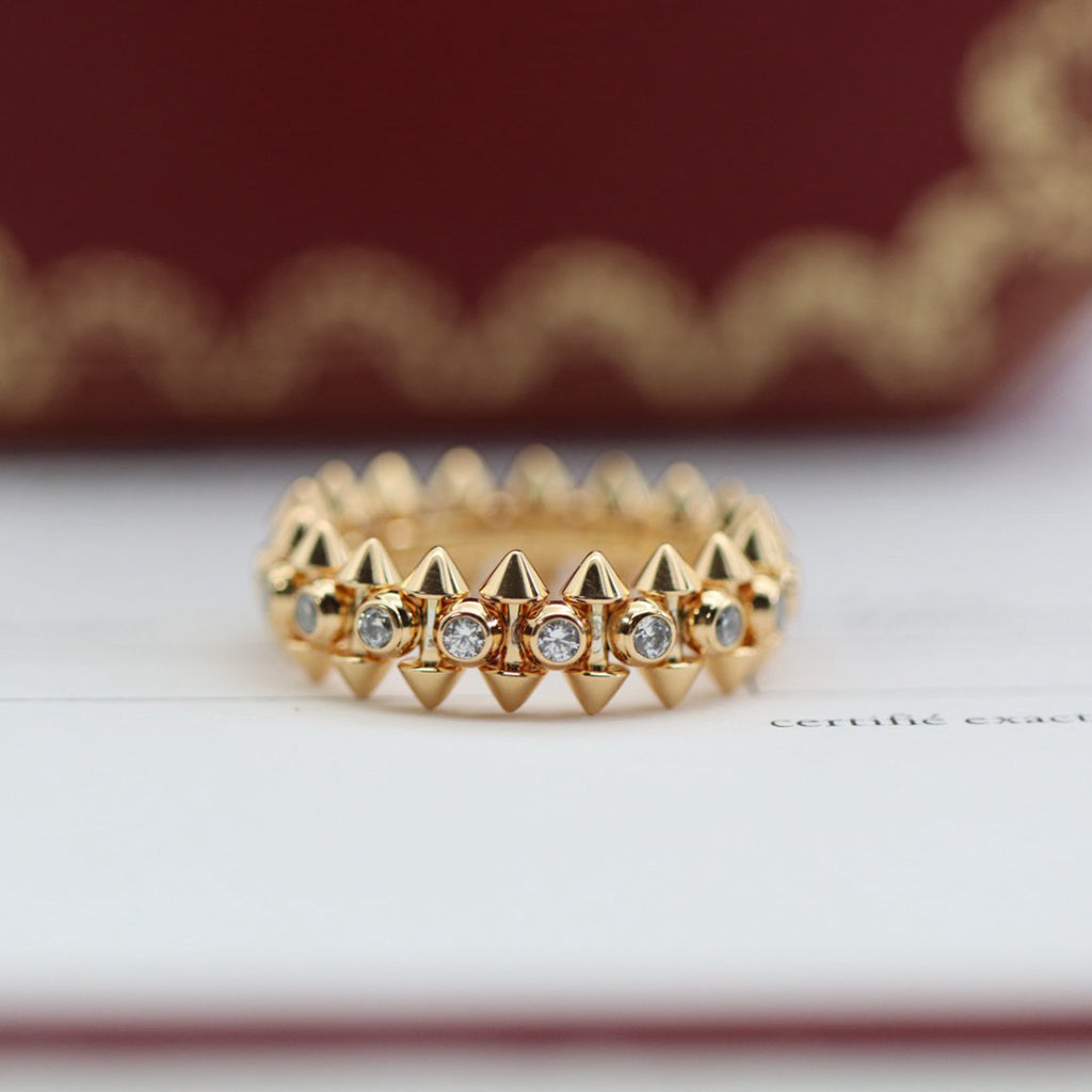 [OAK JURI]CLASH 6.8MM DIAMOND MEDIUM RING