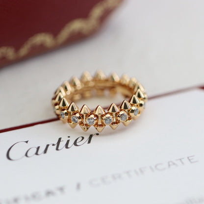 [OAK JURI]CLASH 6.8MM DIAMOND MEDIUM RING