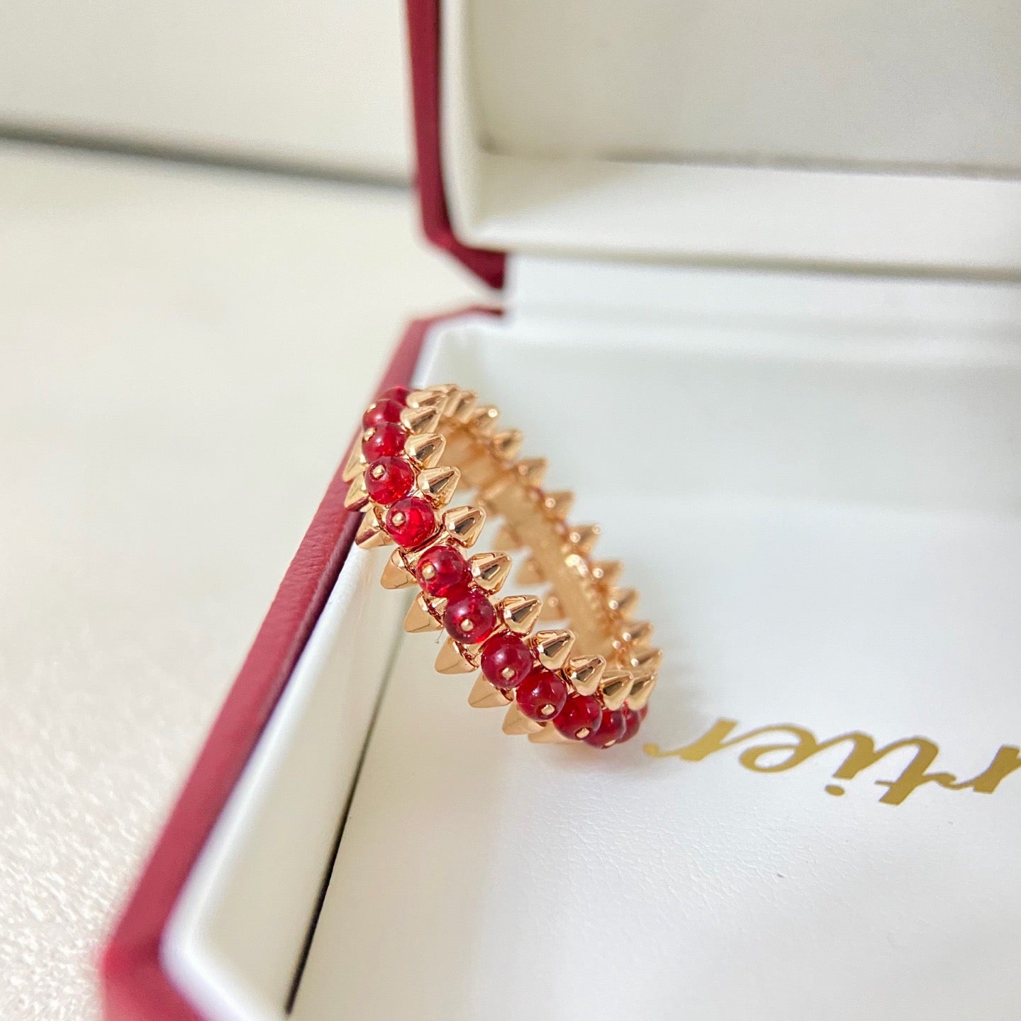 [OAK JURI]CLASH 7.9MM AGATE CHALCEDONY RING