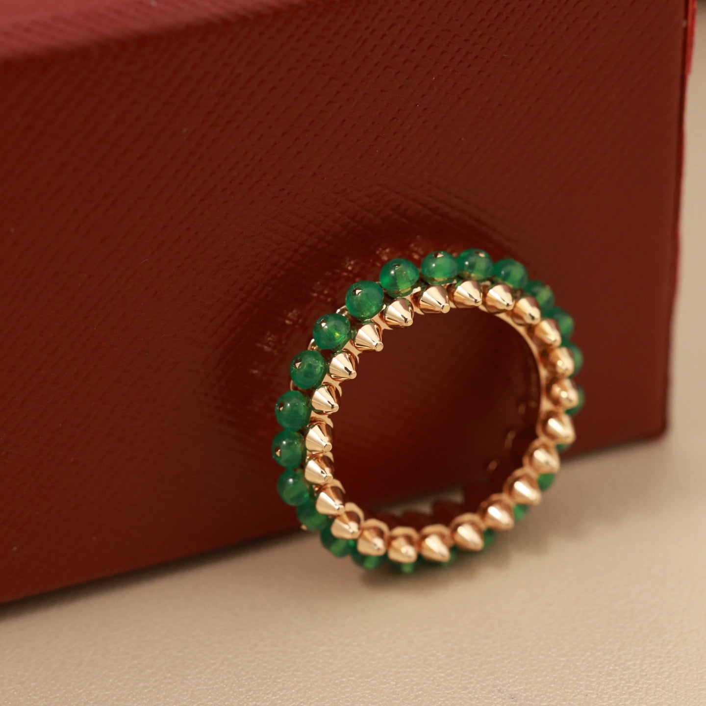 [OAK JURI]CLASH 7.9MM AGATE CHALCEDONY RING