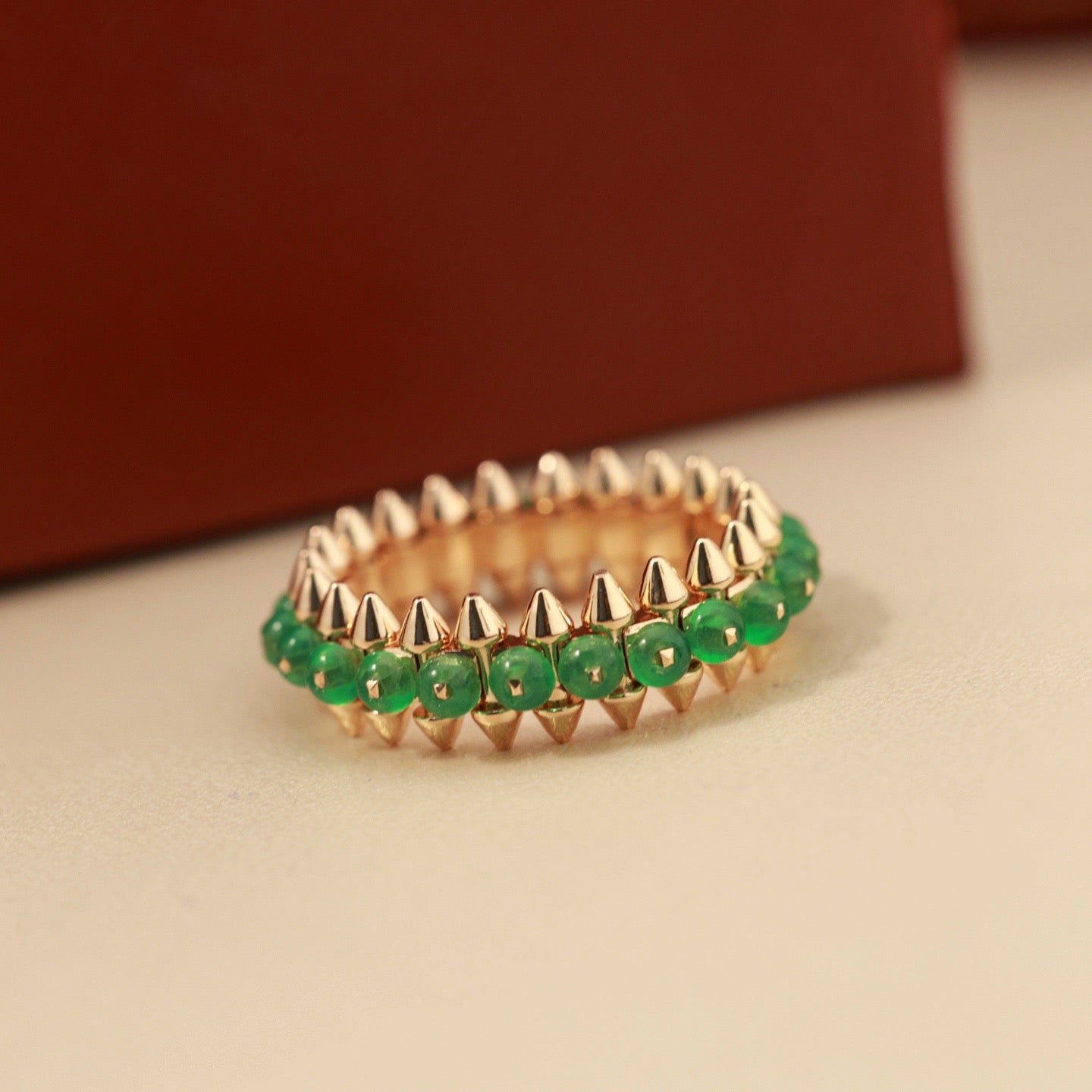 [OAK JURI]CLASH 7.9MM AGATE CHALCEDONY RING