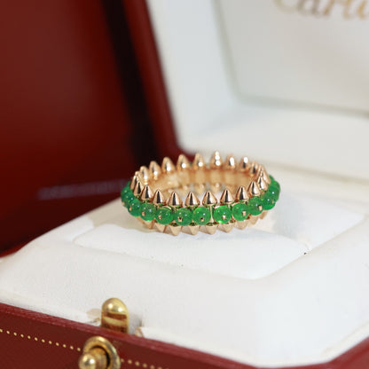[OAK JURI]CLASH 7.9MM AGATE CHALCEDONY RING