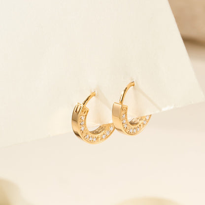 [OAK JURI]LOVE DIAMOND EARRINGS