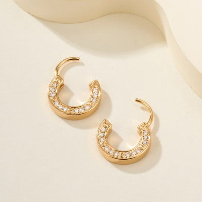 [OAK JURI]LOVE DIAMOND EARRINGS