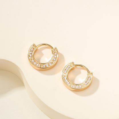 [OAK JURI]LOVE DIAMOND EARRINGS