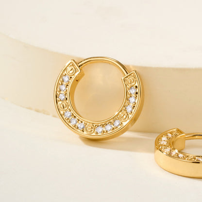 [OAK JURI]LOVE DIAMOND EARRINGS