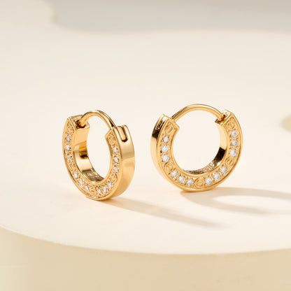 [OAK JURI]LOVE DIAMOND EARRINGS