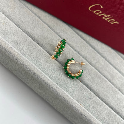 [OAK JURI]CLASH 7.9MM AGATE CHALCEDONY EARRINGS
