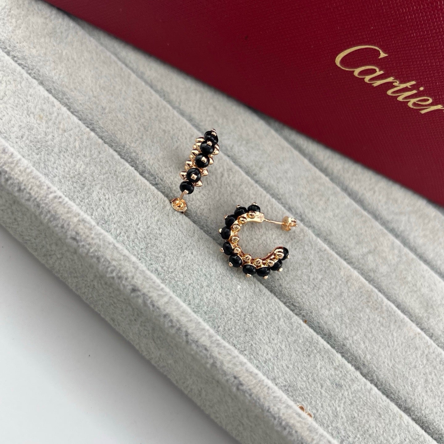 [OAK JURI]CLASH 7.9MM AGATE CHALCEDONY EARRINGS