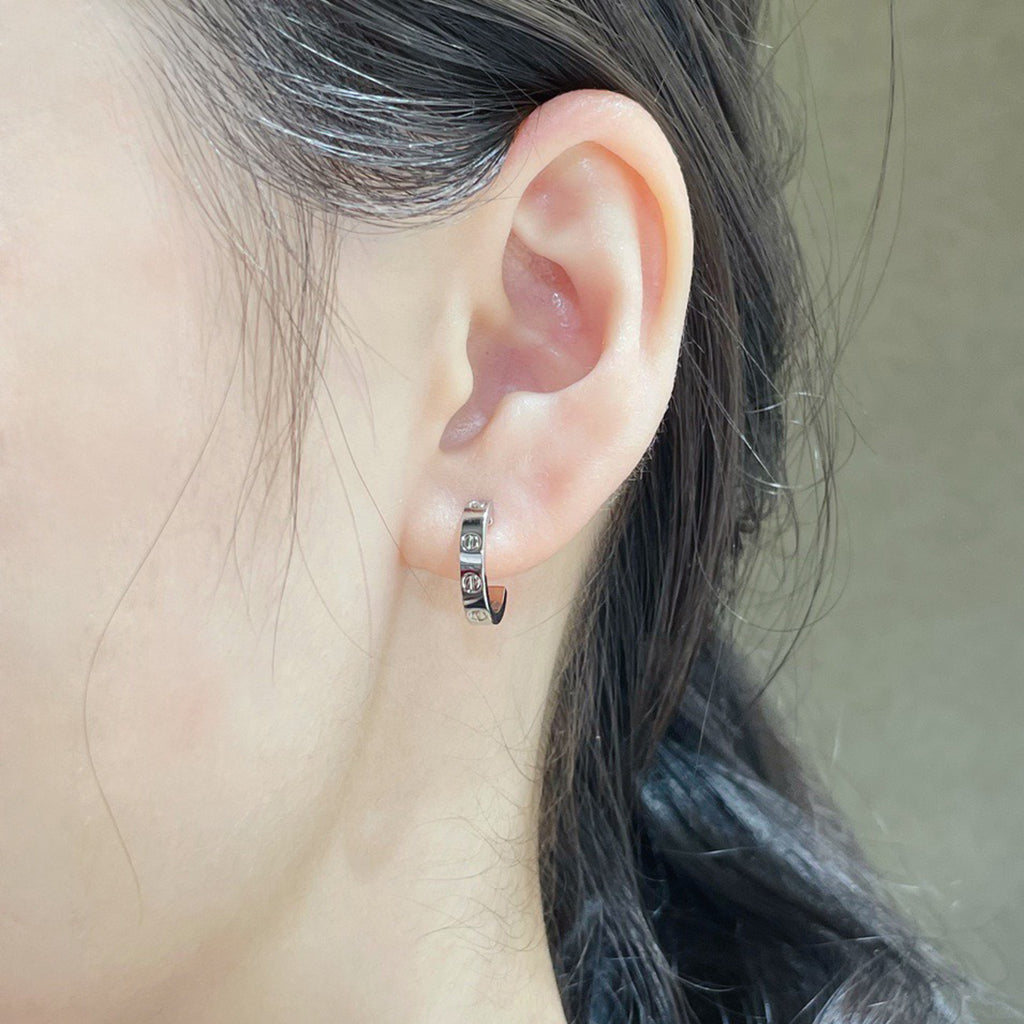 [OAK JURI]LOVE EARRINGS 2.65 MM NO DIAMOND