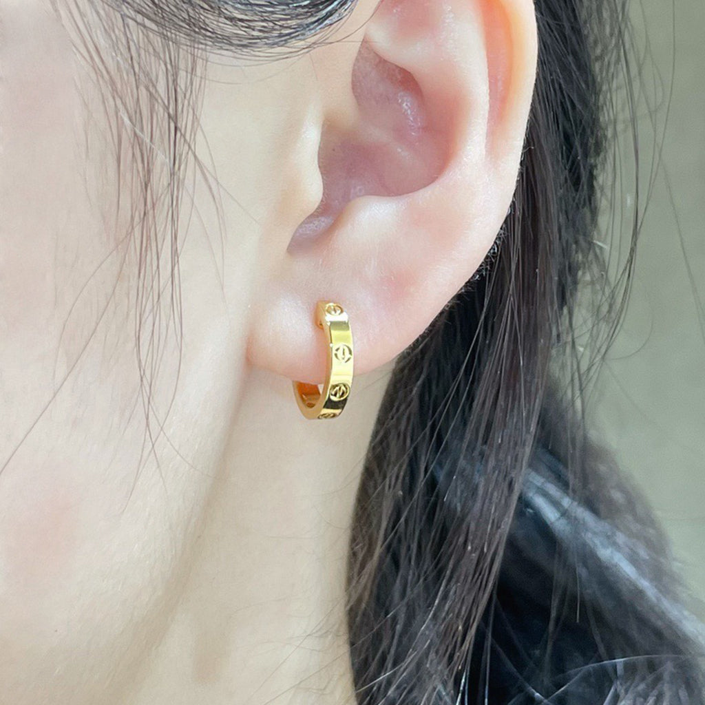 [OAK JURI]LOVE EARRINGS 2.65 MM NO DIAMOND