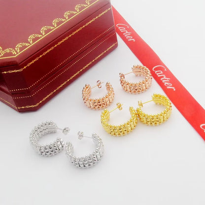 [OAK JURI]CLASH 9.2MM DOUBLE ROW EARRINGS