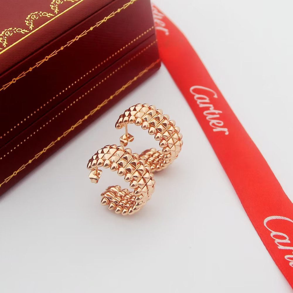 [OAK JURI]CLASH 9.2MM DOUBLE ROW EARRINGS