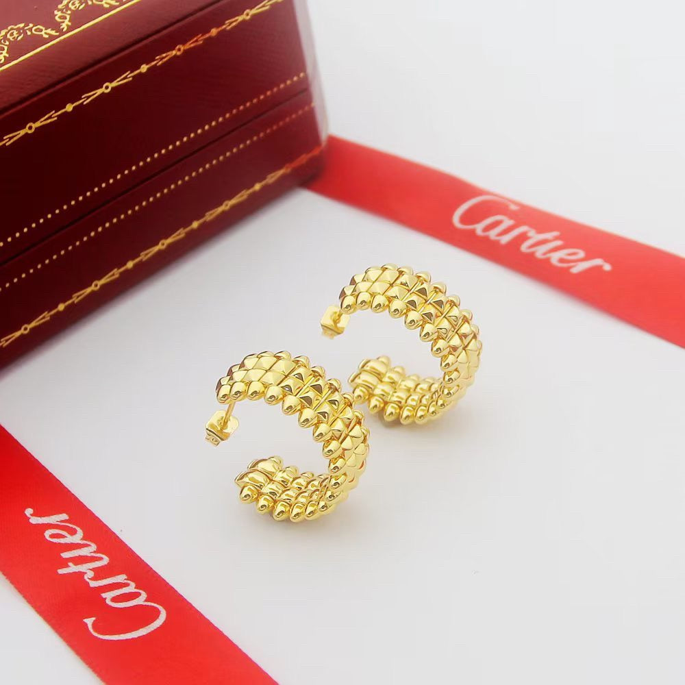 [OAK JURI]CLASH 9.2MM DOUBLE ROW EARRINGS