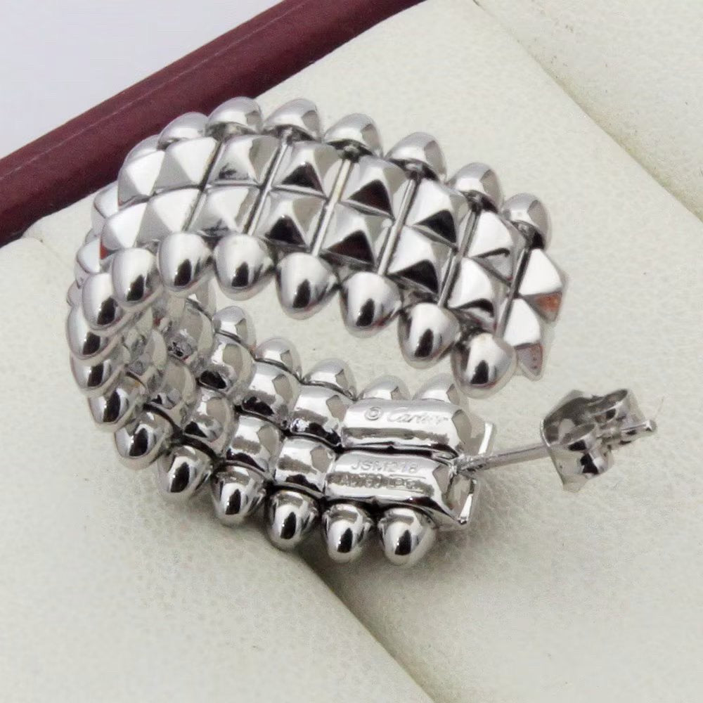 [OAK JURI]CLASH 9.2MM DOUBLE ROW EARRINGS