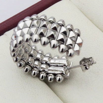 [OAK JURI]CLASH 9.2MM DOUBLE ROW EARRINGS