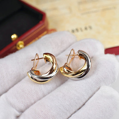 [OAK JURI]TRINITY ON DIAMOND CLASSIC EARRINGS