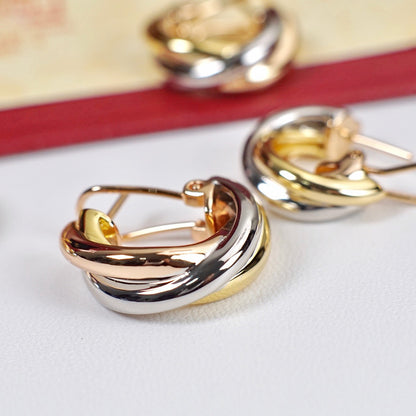 [OAK JURI]TRINITY ON DIAMOND CLASSIC EARRINGS