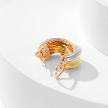 [OAK JURI]TRINITY ON DIAMOND CLASSIC EARRINGS