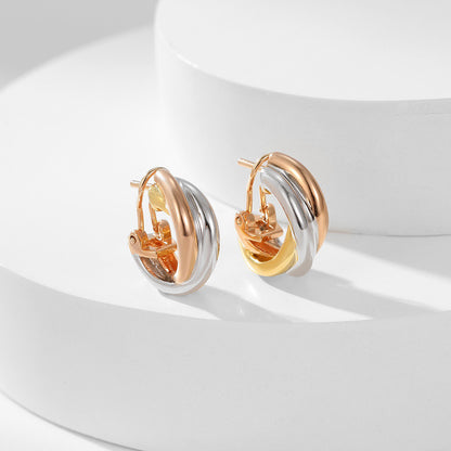 [OAK JURI]TRINITY ON DIAMOND CLASSIC EARRINGS