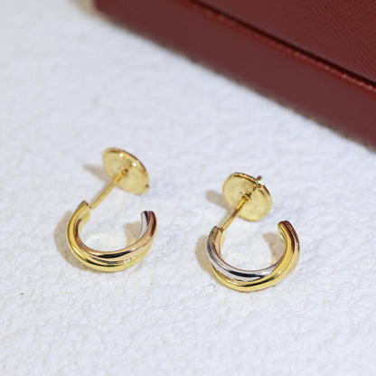 [OAK JURI]TRINITY ON DIAMOND MINI EARRINGS