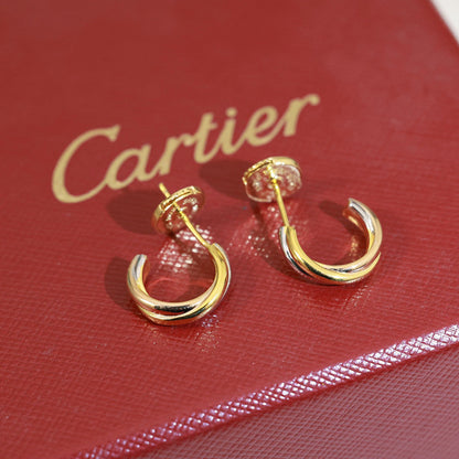 [OAK JURI]TRINITY ON DIAMOND MINI EARRINGS