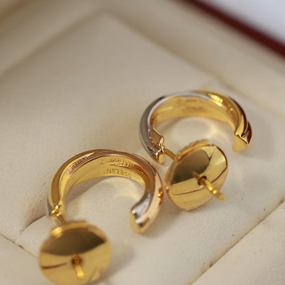 [OAK JURI]TRINITY ON DIAMOND MINI EARRINGS