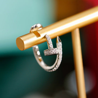 [OAK JURI]JUSTE FULL DIAMOND SMALL EARRINGS