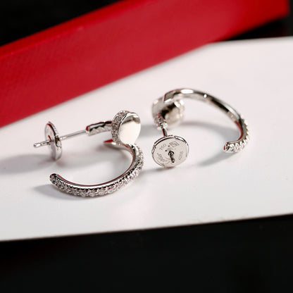 [OAK JURI]JUSTE FULL DIAMOND SMALL EARRINGS
