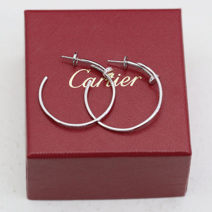 [OAK JURI]JUSTE HALF DIAMOND LARGE EARRINGS