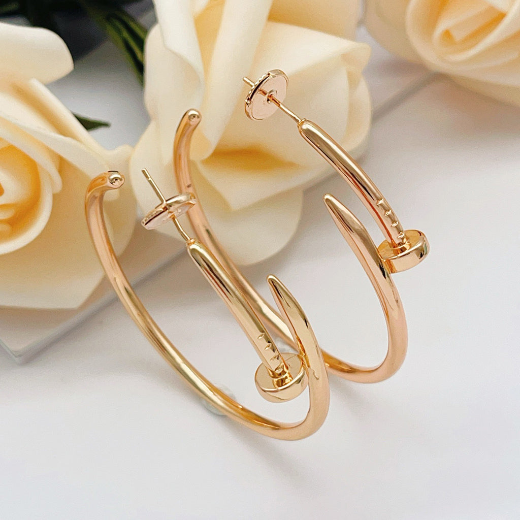 [OAK JURI]JUSTE NO DIAMOND LARGE EARRINGS