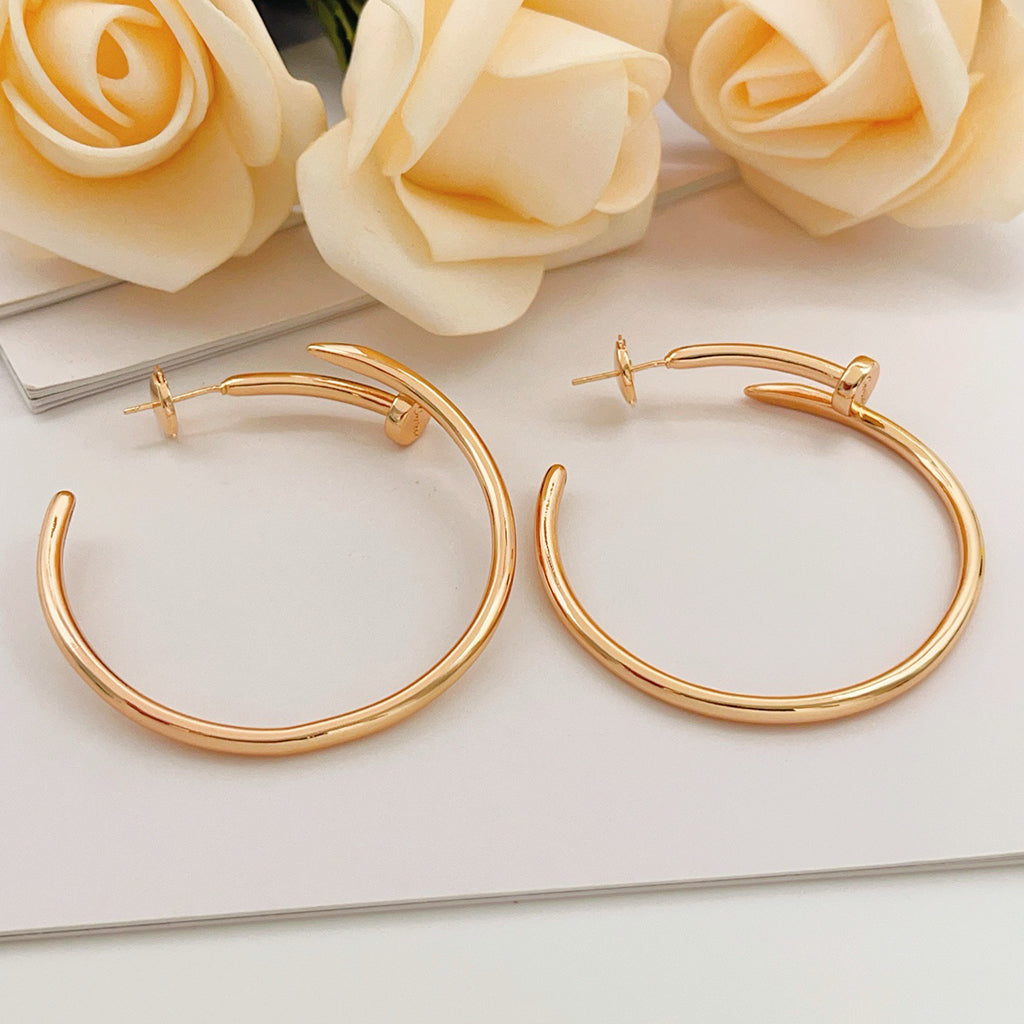 [OAK JURI]JUSTE NO DIAMOND LARGE EARRINGS