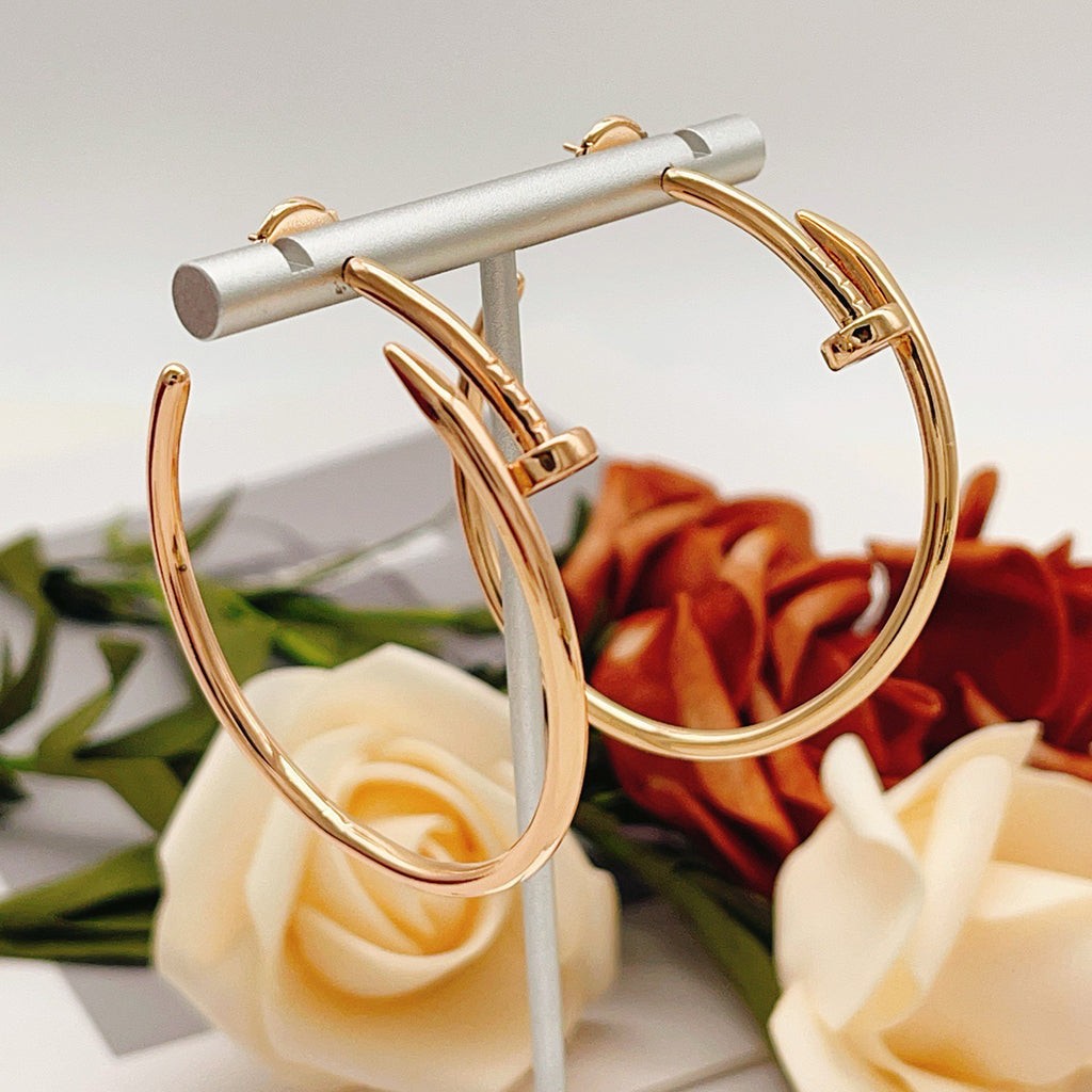 [OAK JURI]JUSTE NO DIAMOND LARGE EARRINGS