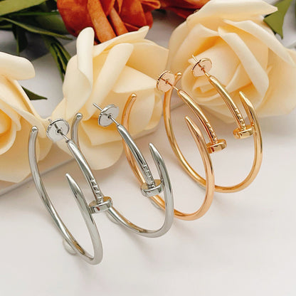 [OAK JURI]JUSTE NO DIAMOND LARGE EARRINGS