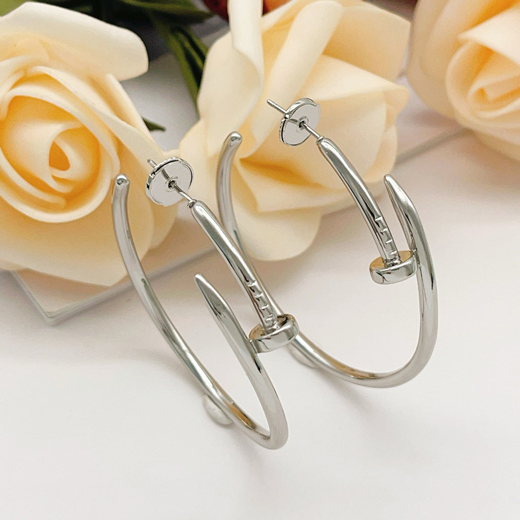 [OAK JURI]JUSTE NO DIAMOND LARGE EARRINGS