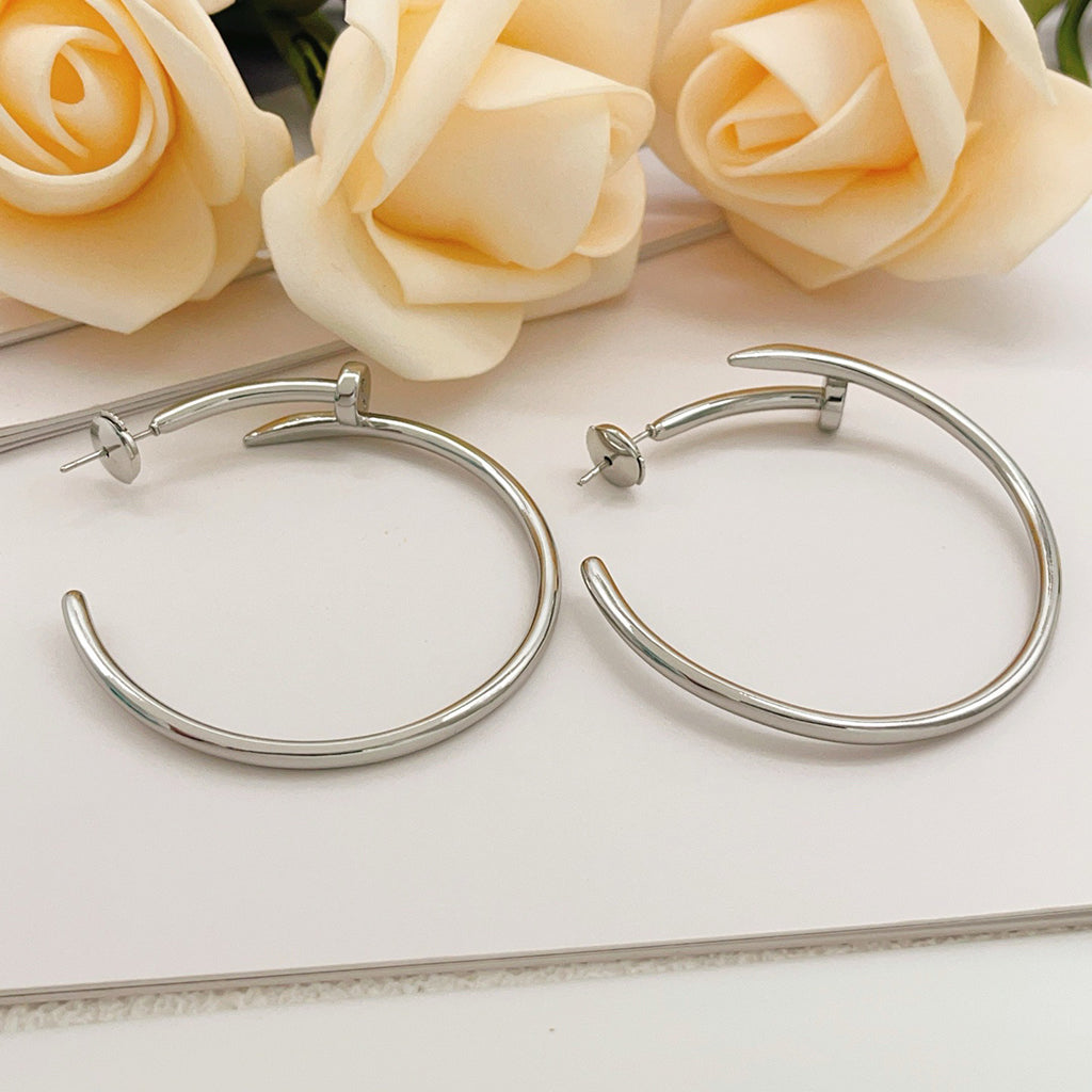 [OAK JURI]JUSTE NO DIAMOND LARGE EARRINGS