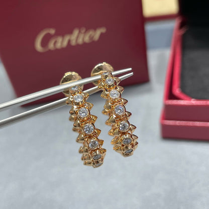 [OAK JURI]CLASH FULL DIAMOND SMALL EARRINGS