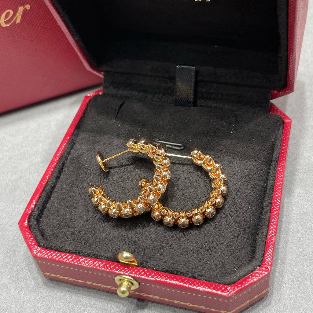 [OAK JURI]CLASH FULL DIAMOND SMALL EARRINGS