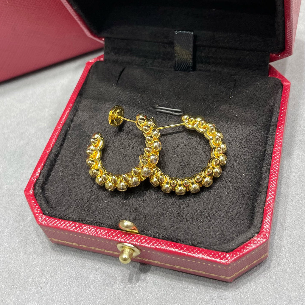 [OAK JURI]CLASH FULL DIAMOND SMALL EARRINGS
