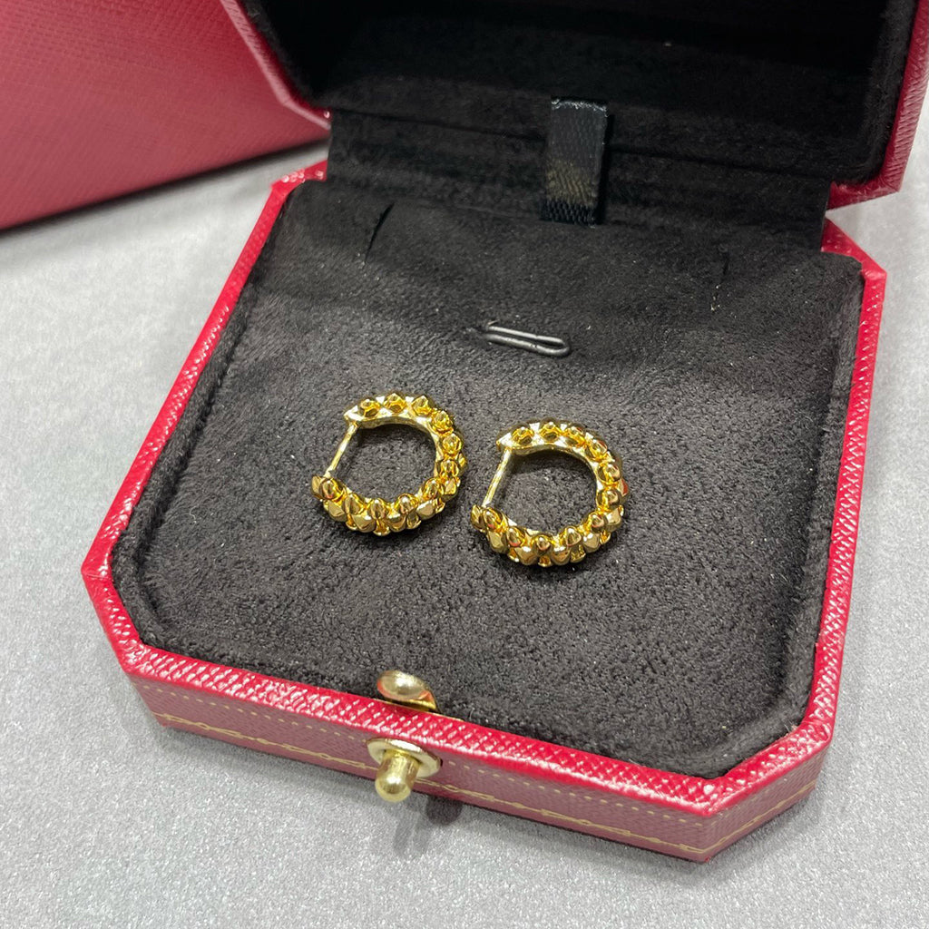 [OAK JURI]CLASH MINI HOOP EARRINGS