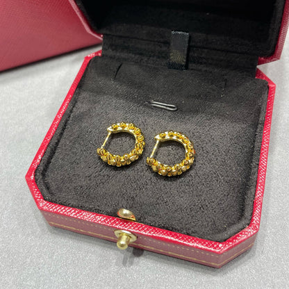[OAK JURI]CLASH MINI HOOP EARRINGS