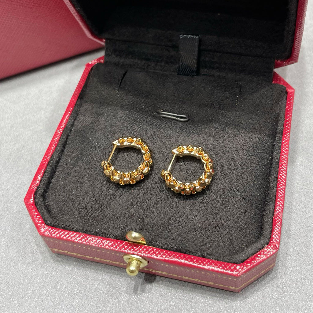 [OAK JURI]CLASH MINI HOOP EARRINGS