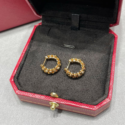 [OAK JURI]CLASH MINI HOOP EARRINGS
