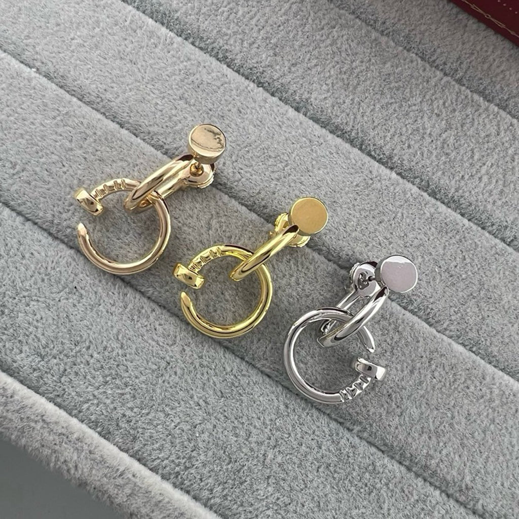 [OAK JURI]JUSTE NO DIAMOND DOUBLE EARRINGS