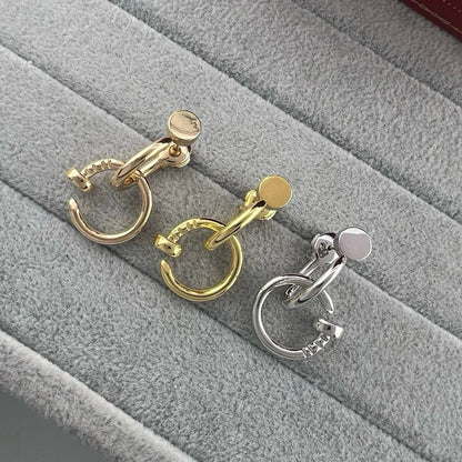 [OAK JURI]JUSTE NO DIAMOND DOUBLE EARRINGS