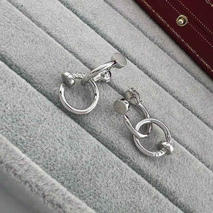 [OAK JURI]JUSTE NO DIAMOND DOUBLE EARRINGS