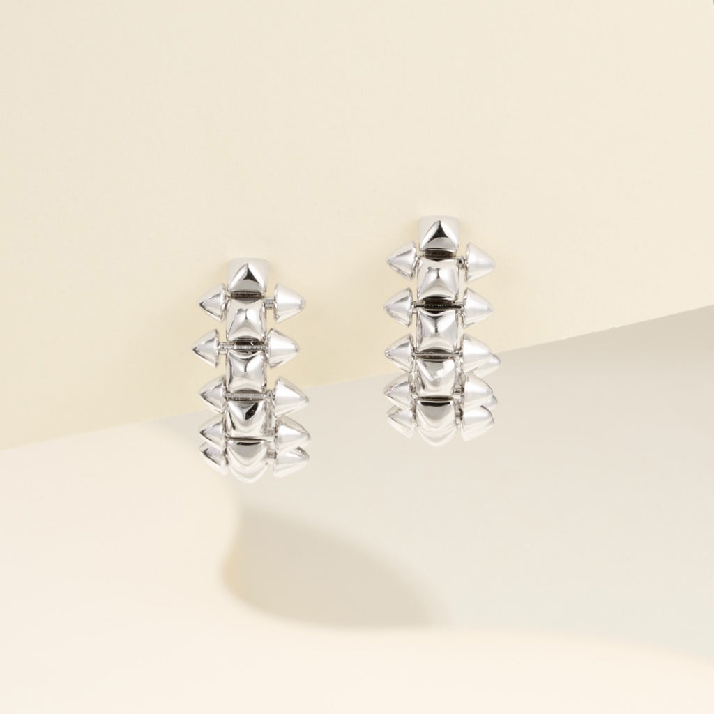 [OAK JURI]CLASH MINI HOOP EARRINGS